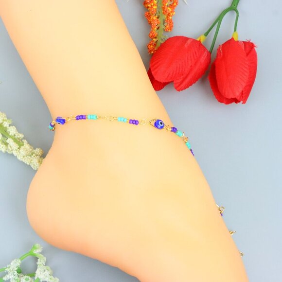 Handmade Anklet – A Stylish Choice for Women, Thoughtful Gift Idea, EVCH1877 - Picture 9 of 10